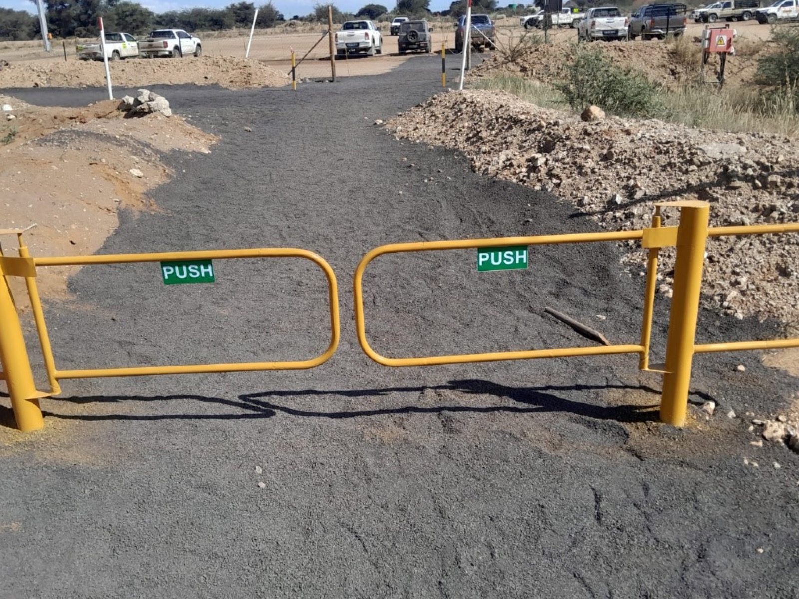 Site access control and parked fleet