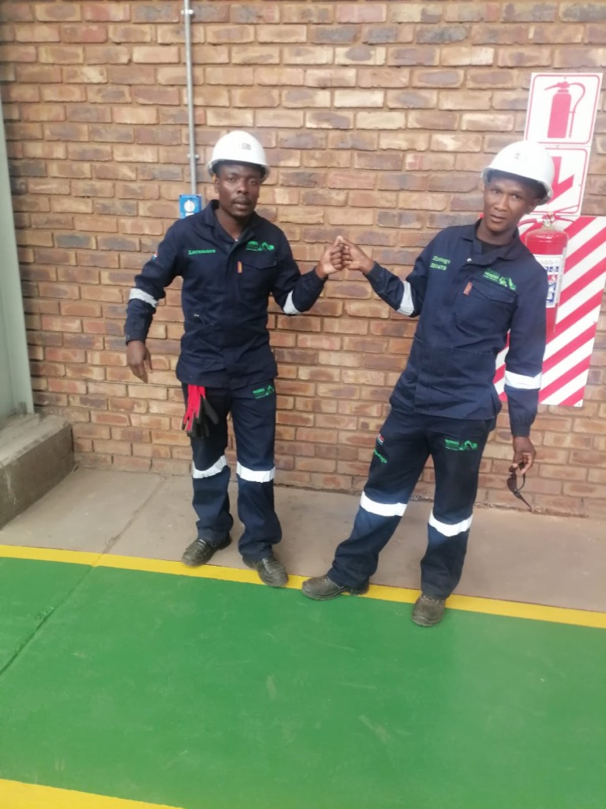 RMGP team members in branded uniforms