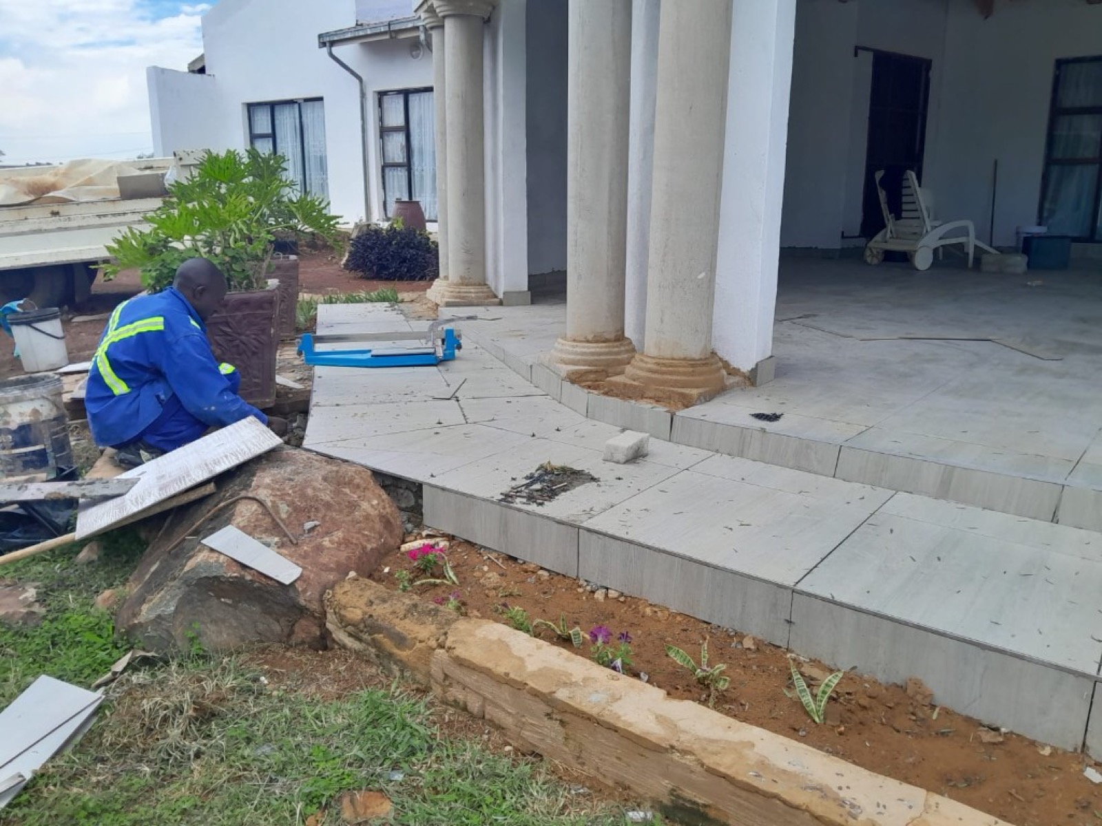 General project tiling and finishing works